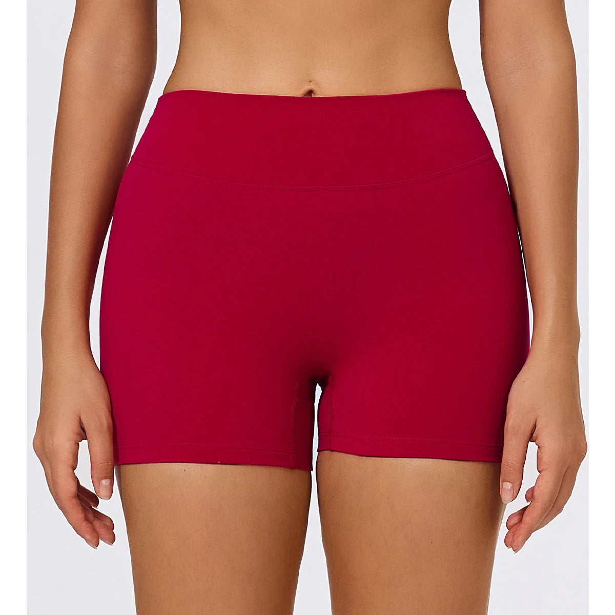 Black Nylon Butt High Waist Scrunch Butt Lifting Compression Women Yoga Shorts for Gym/yoga/running/biking