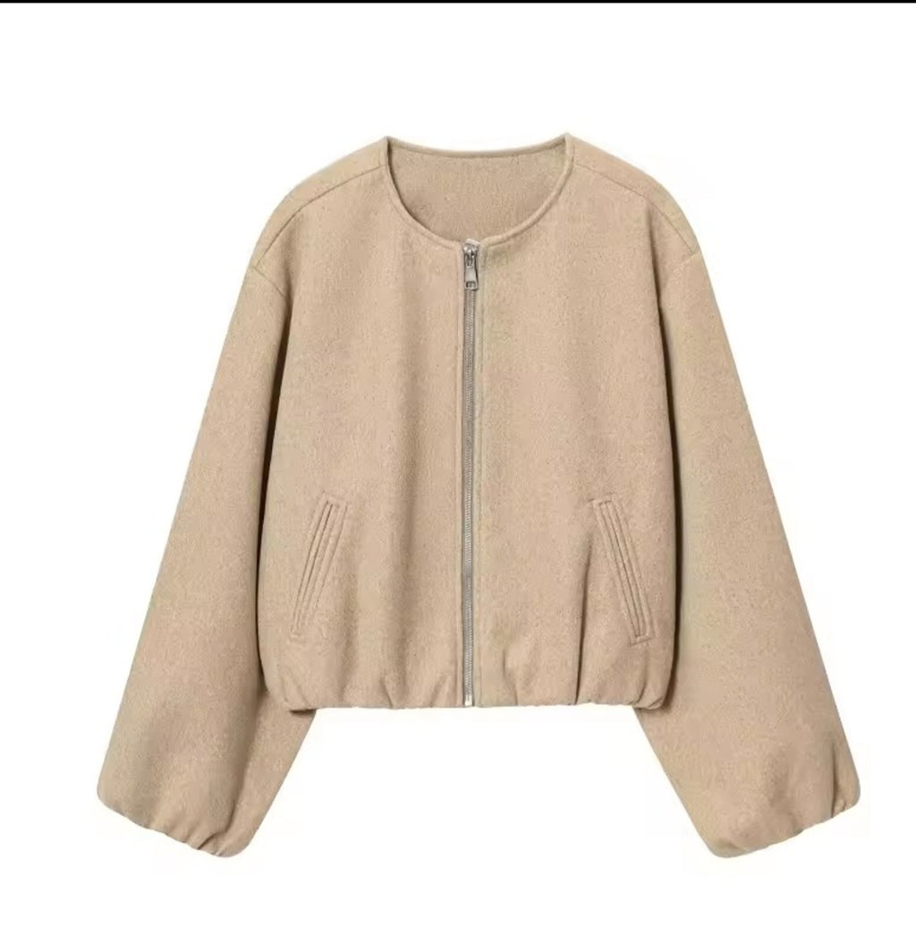 Red Zipper Bomber Jackets for Women Soft Cropped Jackets Woman 2025 Long Sleeve Woman's Sports Jacket New in Outerwears