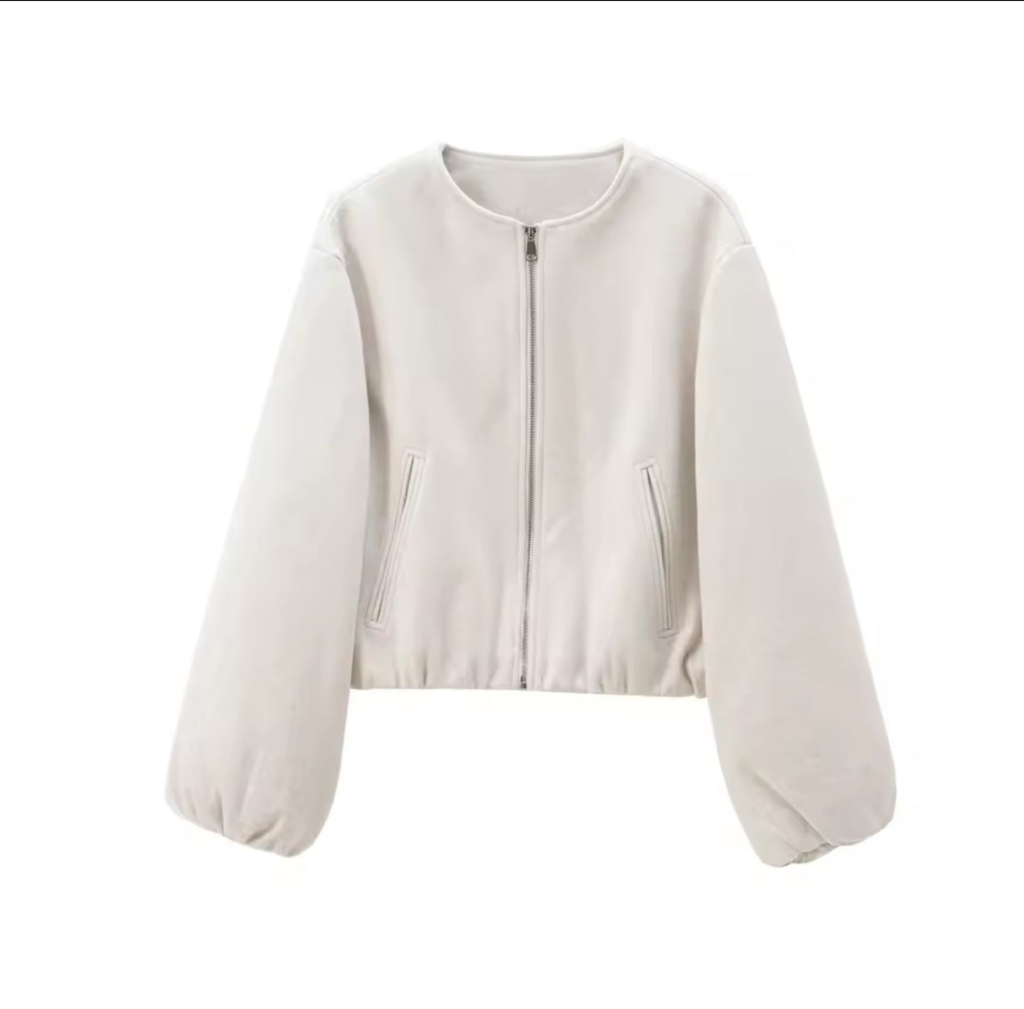 Red Zipper Bomber Jackets for Women Soft Cropped Jackets Woman 2025 Long Sleeve Woman's Sports Jacket New in Outerwears