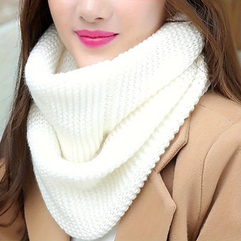Women's Elegant Scarf -  Breathable Thick Warm Infinite Loop Scarf for Casual Weekend Outings, Hand Washable, Winter Accessories