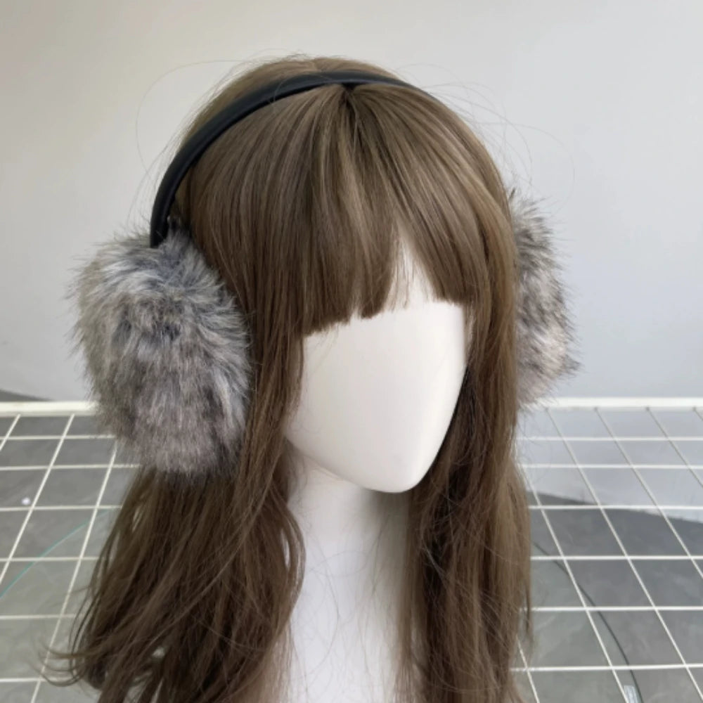 Winter Hat For Women's beanies Y2K  Cute Plush Furry Fox Ears Scarf Hat Two Piece Set Waste Earth Hat Windproof Warm Accessories