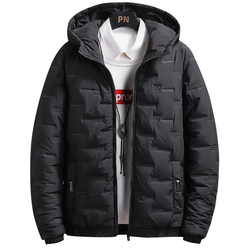 Winter New Trend 2025 Men Clothing Cotton Padded Parkas Down Jacket Fashion Hooded Coat