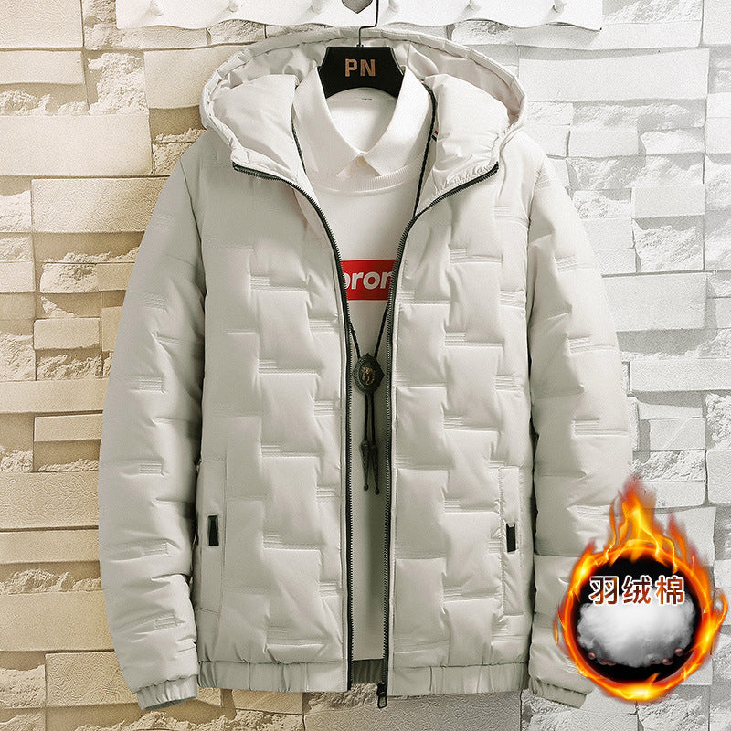 Winter New Trend 2025 Men Clothing Cotton Padded Parkas Down Jacket Fashion Hooded Coat
